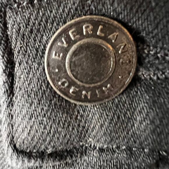 Everlane Jeans Womens Size 27 Black Ankle Denim Tapered Everyday Simple - Picture 9 of 16